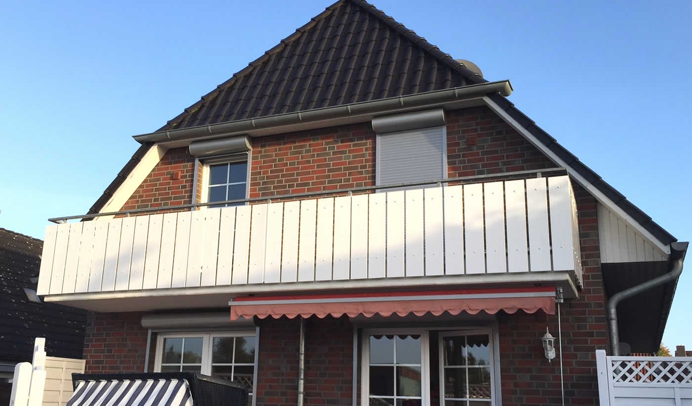 Balkonprofile aus Kunststoff und Aluminium