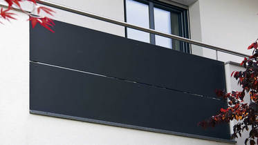 Balkon-Verkleidungsplatten in anthrazit