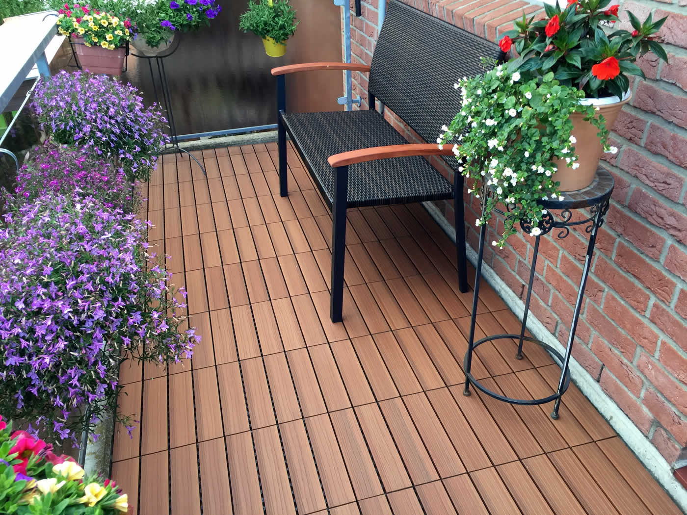 BPC Terrassendielen aus Bambusfasern und Kunststoff