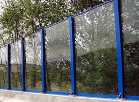 Kunststofffenster vertikale bruchfeste Sicherheitsverglasung