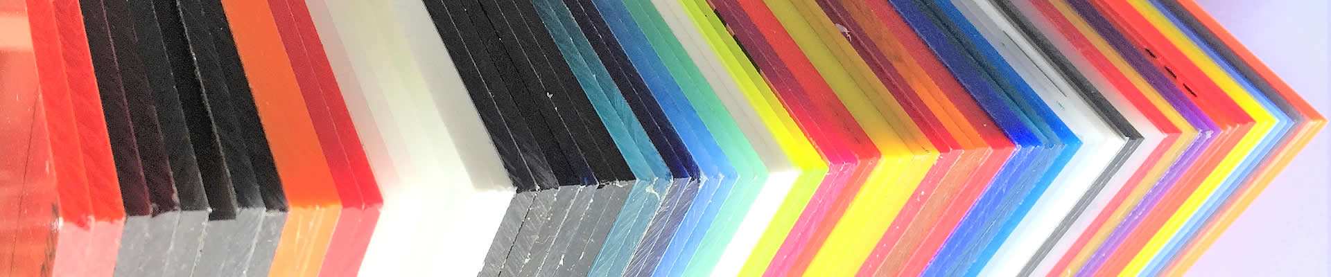 Kunststoffplatten aus farbigen Acrylglas - große Farbauswahl